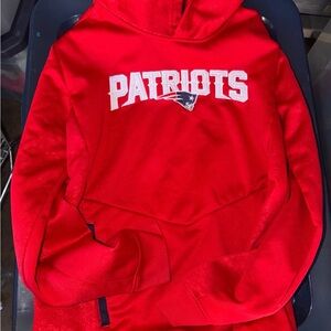 Red Patriots Hoodie